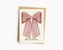 Merry Christmas Bow Greetings Card