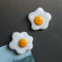 Handmade Polymer Clay Happy Egg Magnet