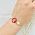 Clay and Pearl Bracelets - Handmade Polymer Clay Bracelets