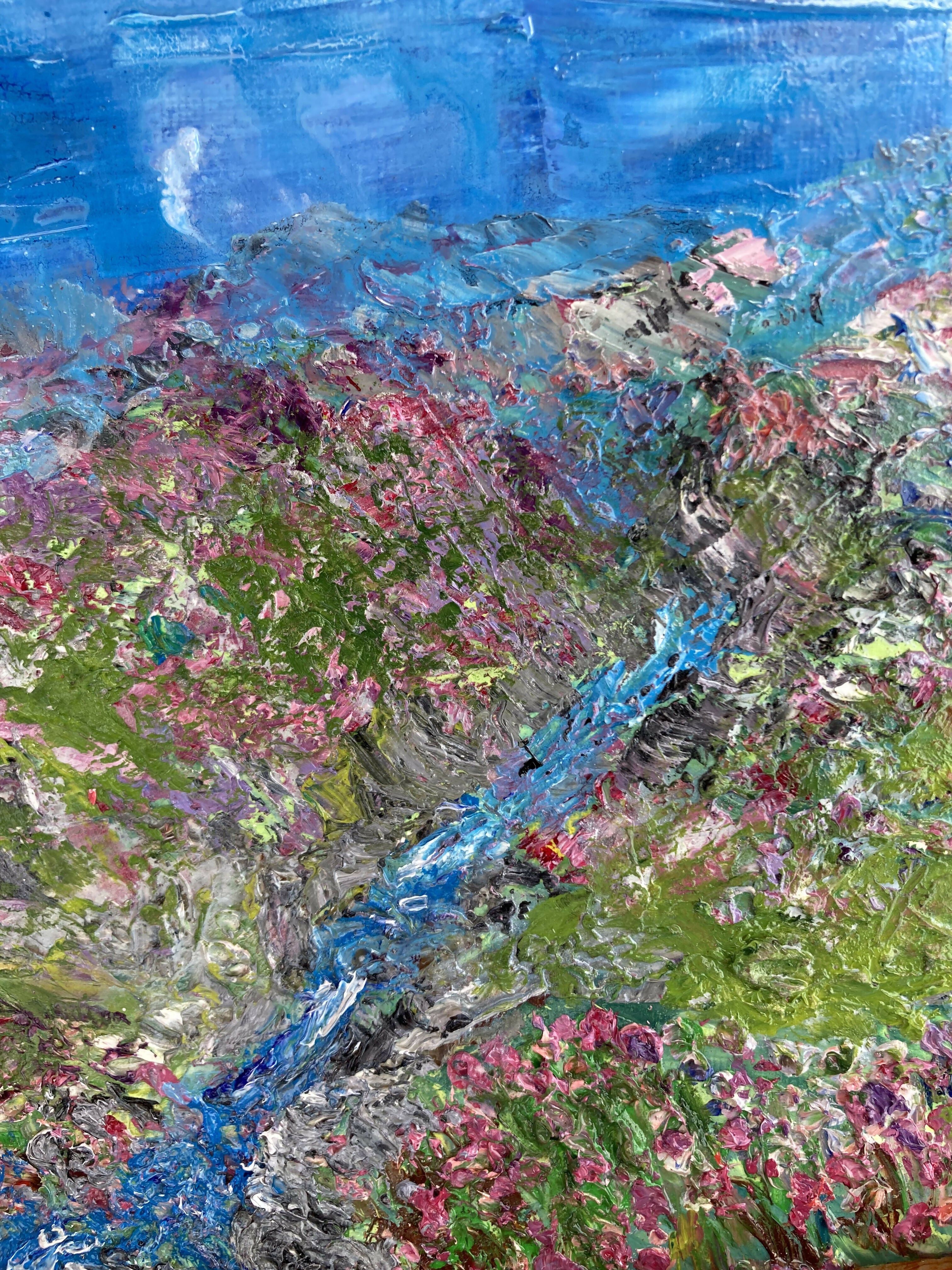 Heather by the Beck Original Oil Painting On Canvas