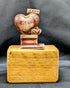 Balance Small square Heart and Duckie Ceramic Sculpture