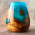 Mappa Burr & Turquoise Resin Hollow Form