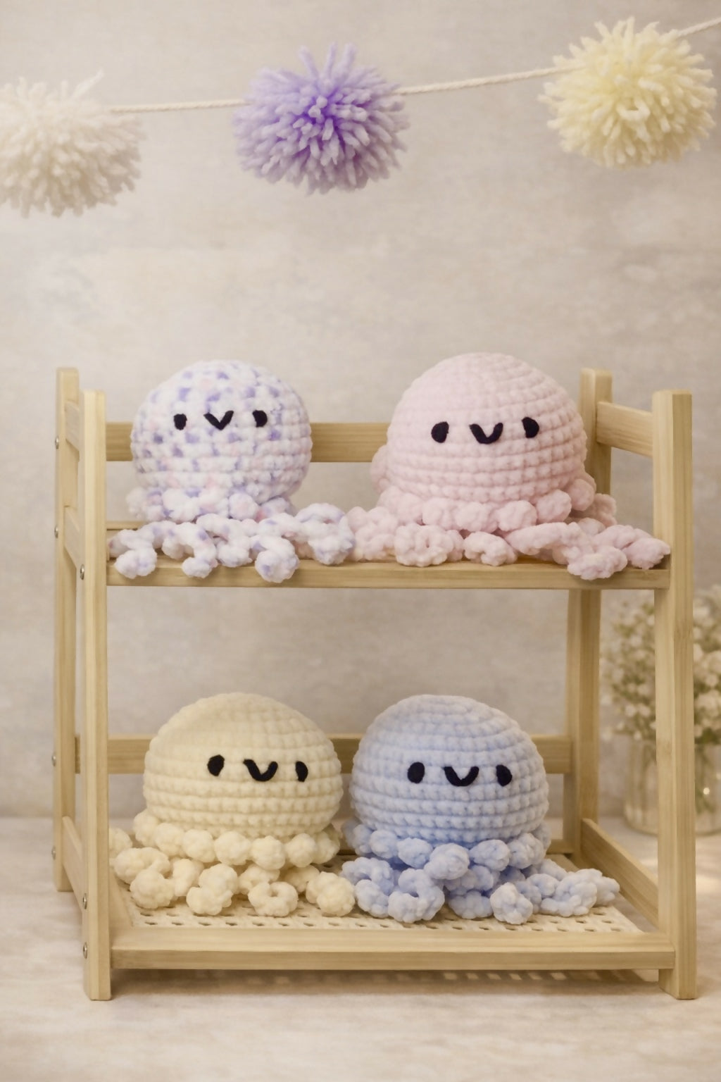 Crochet Jellyfish Plushies
