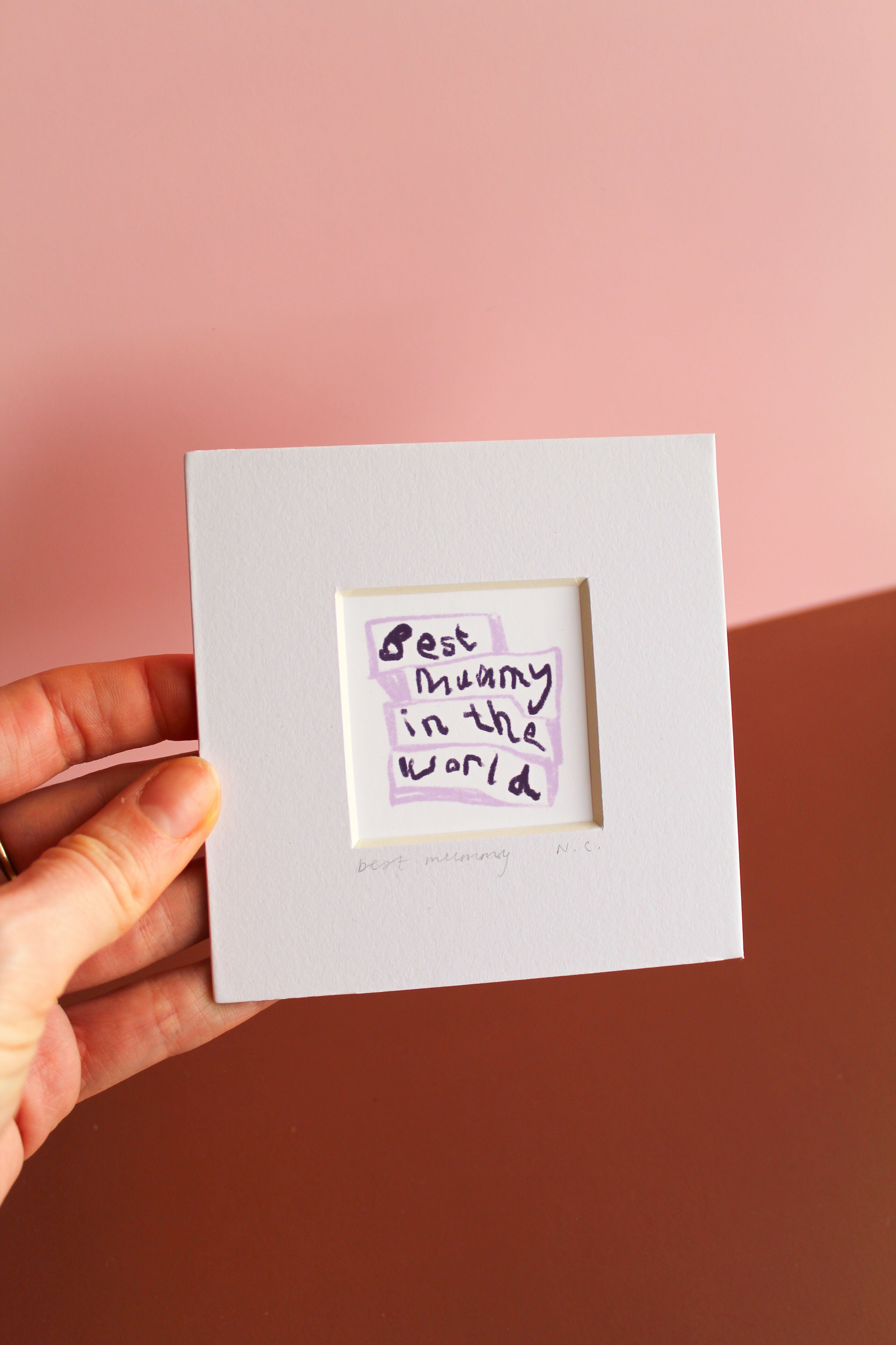 Best Mummy In The World Mini Print