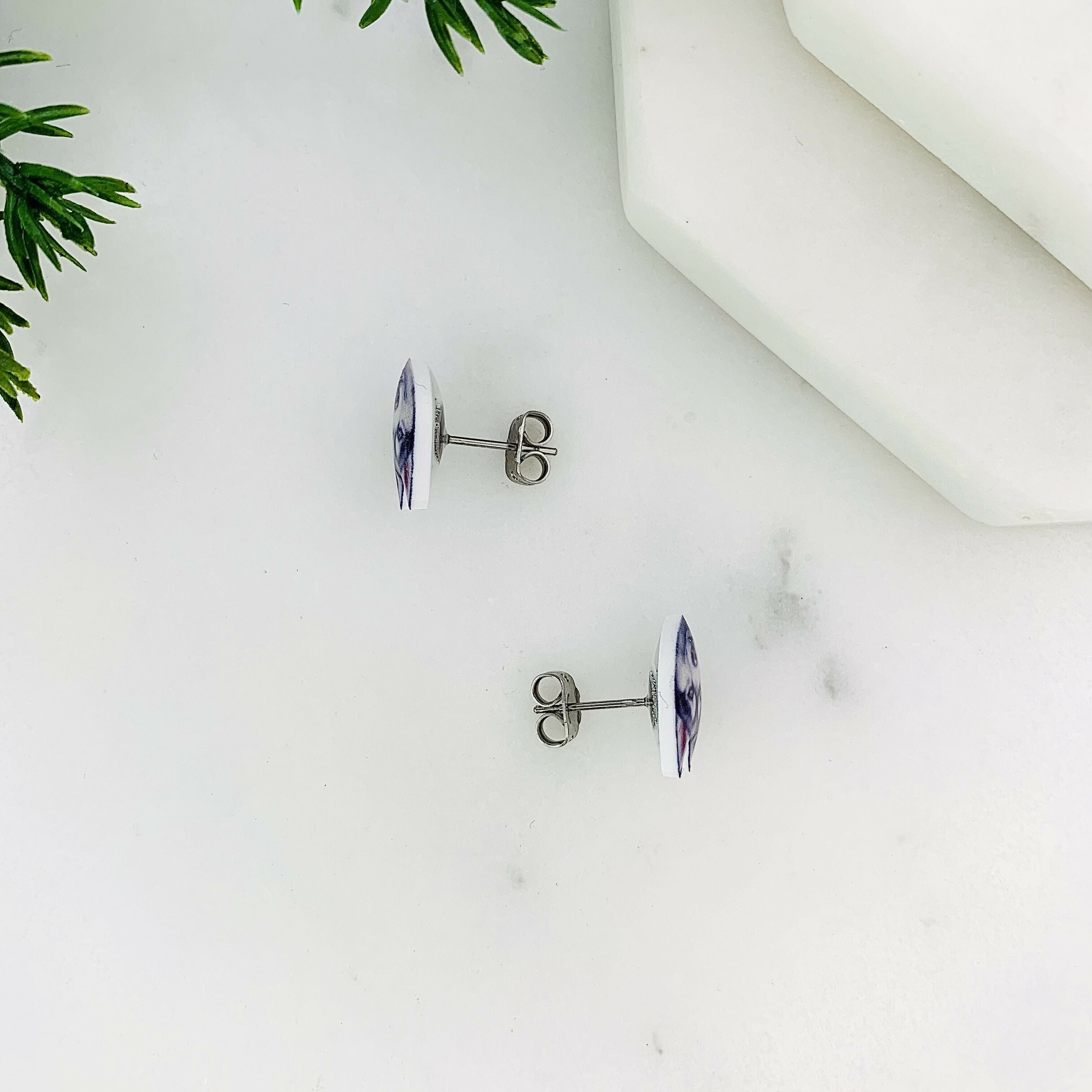 Husky Dog Stud Earrings