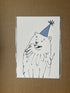 A5 Dog Portrait - Samoyed