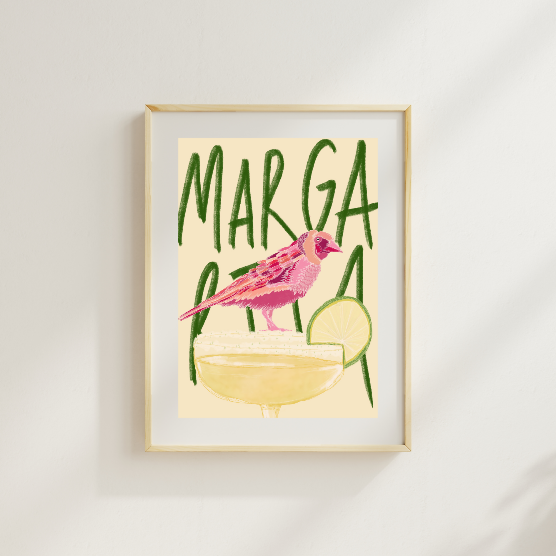 Margarita Magic A5 Hand Illustrated Poster