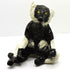 Ceramic Black and white ruffed lemur sculpture