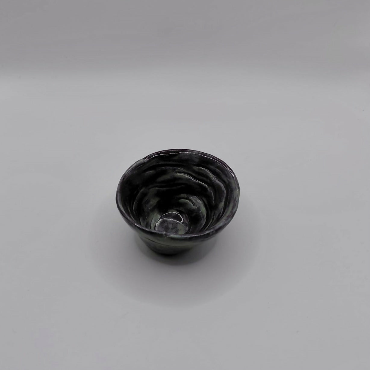 Purple trinket dish