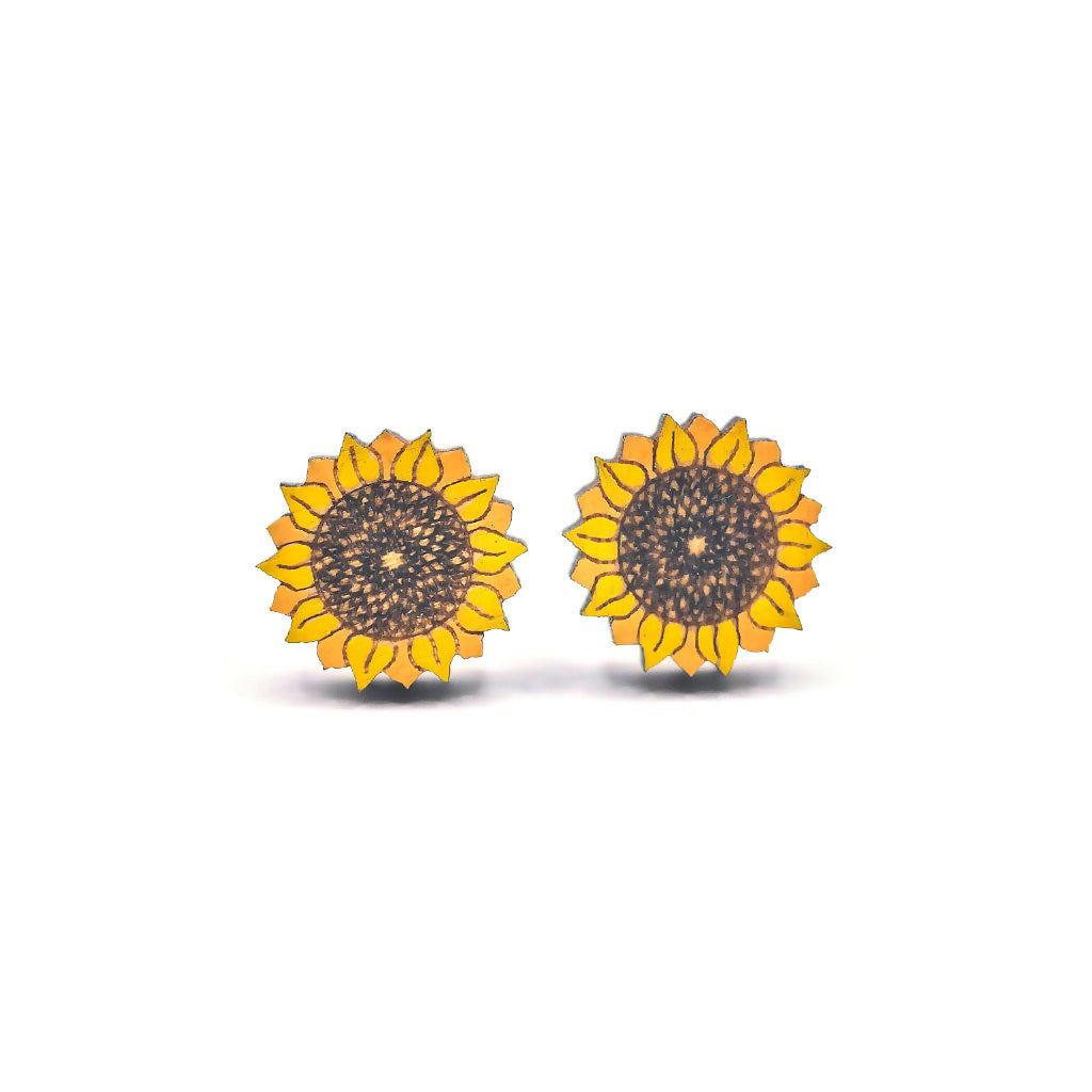 Sunflower Stud Earrings