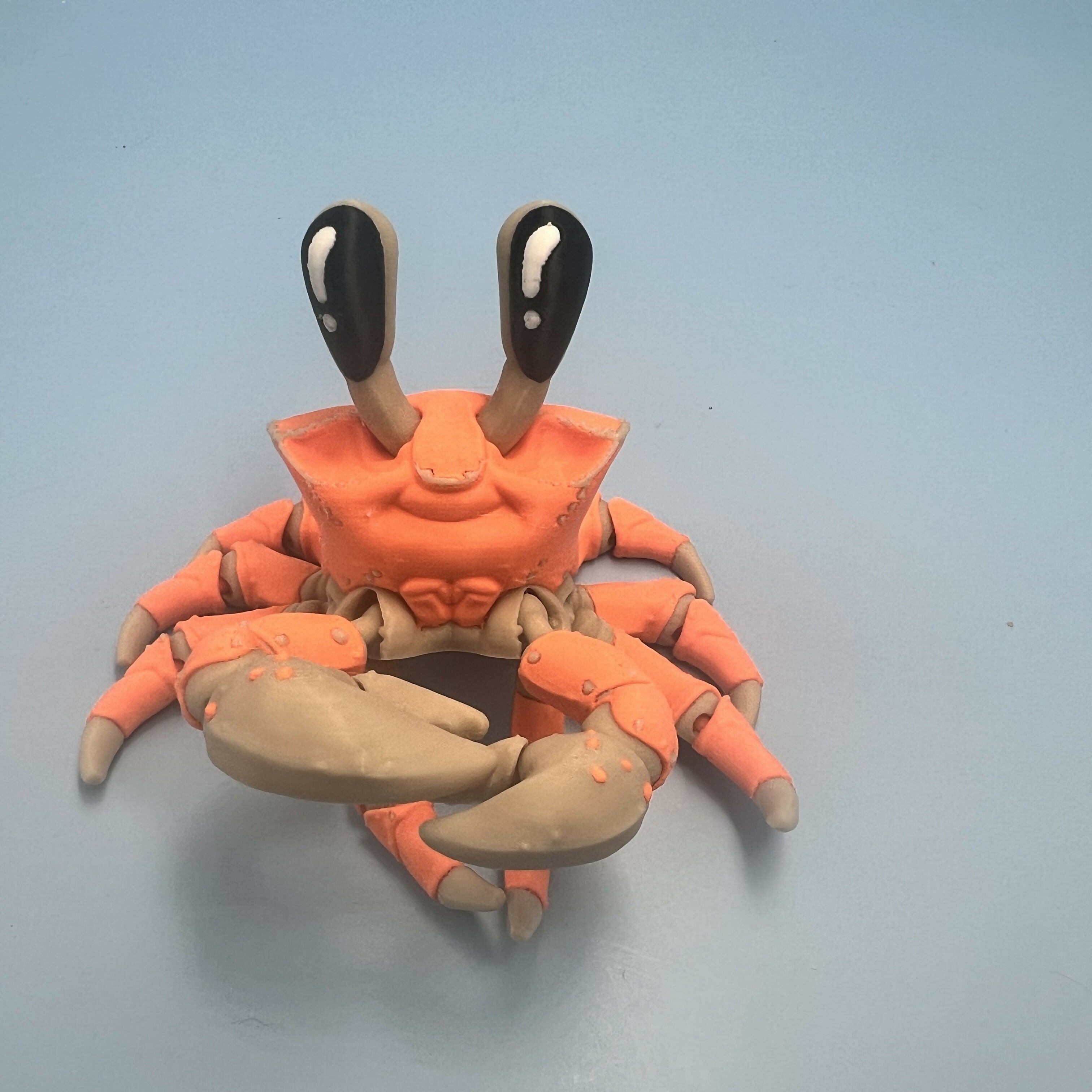 3D Printed LARGE: Articulated Sensory Fidget Animal friends Crab 13cm