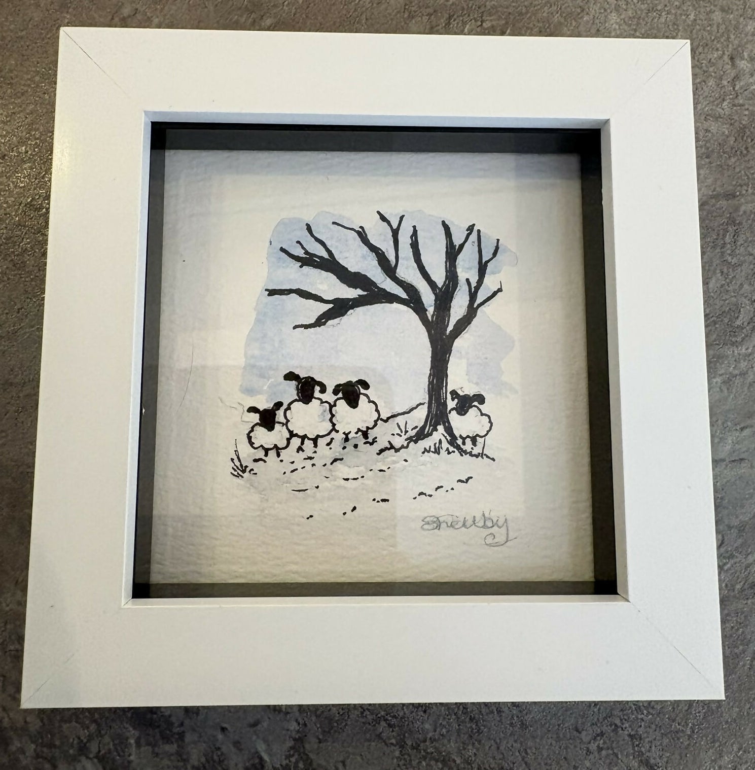 Sheep on a Hill