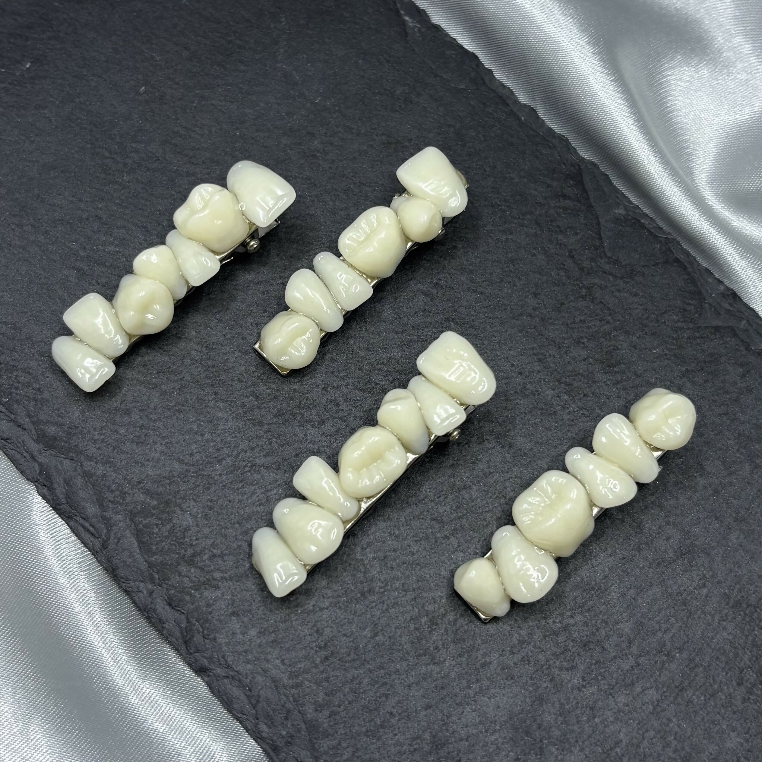 Crooked Teeth Hairclips
