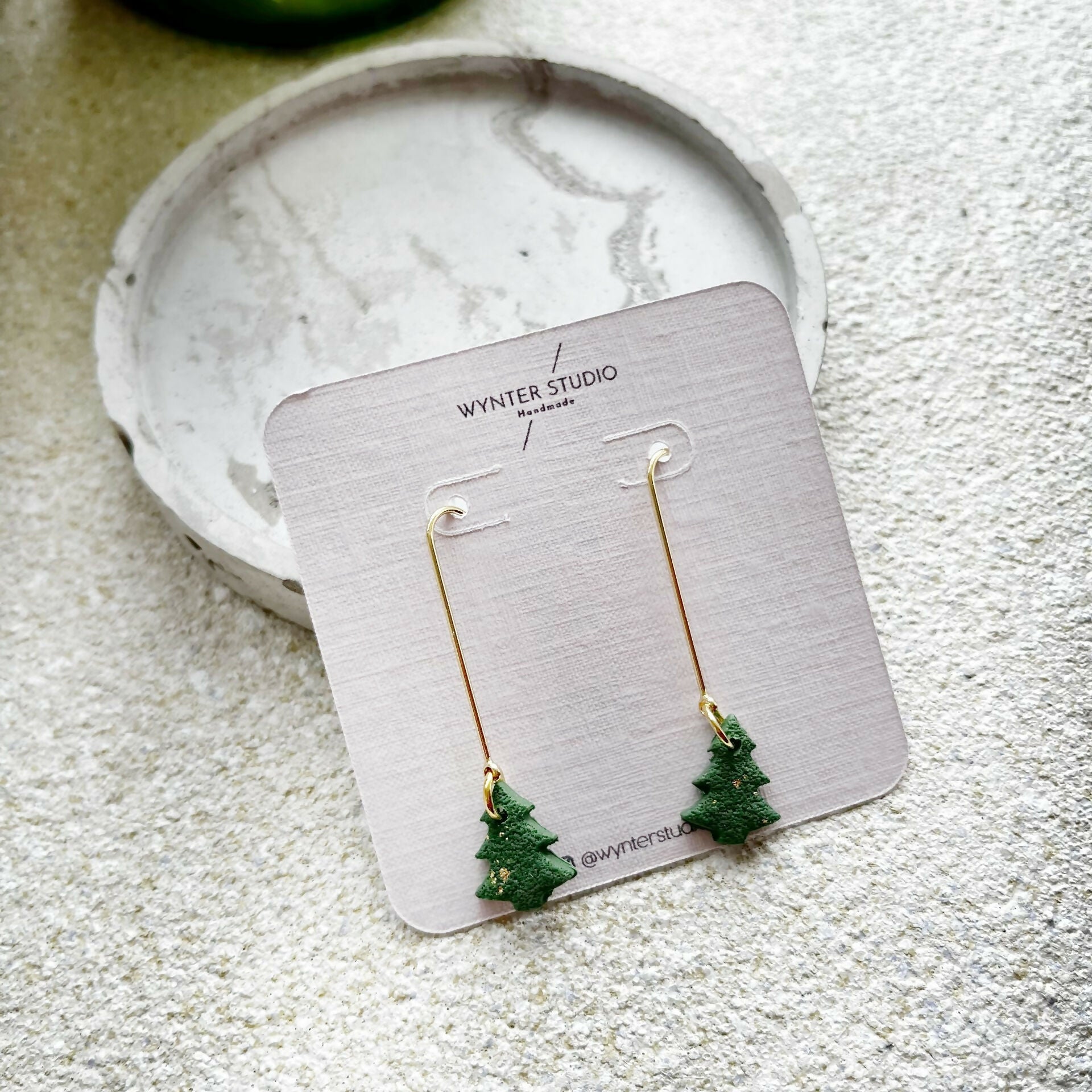 Christmas Clay Earrings