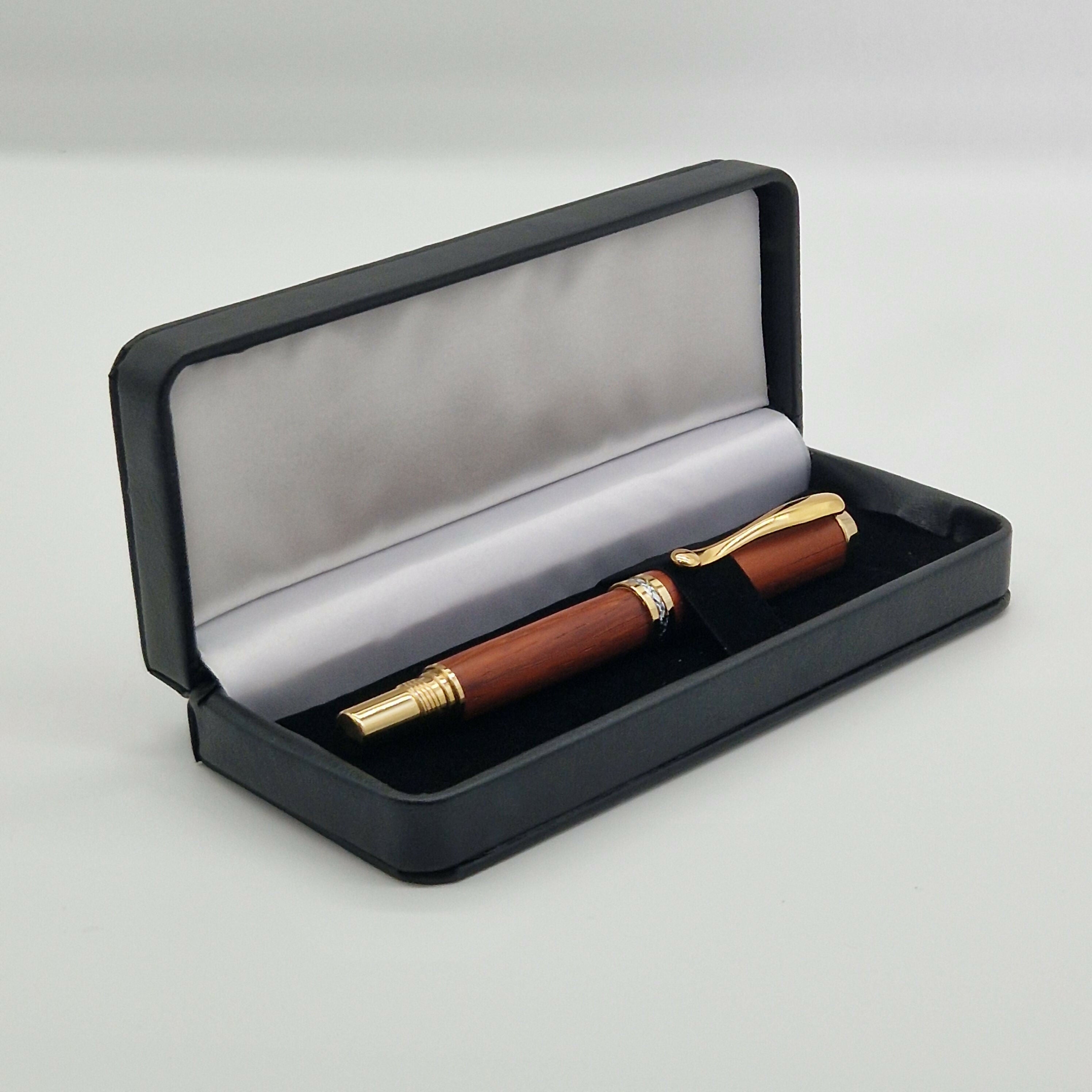 Hand Turned Rollerball pen made from Padauk Wood