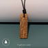Natural Grain Wood Pendant