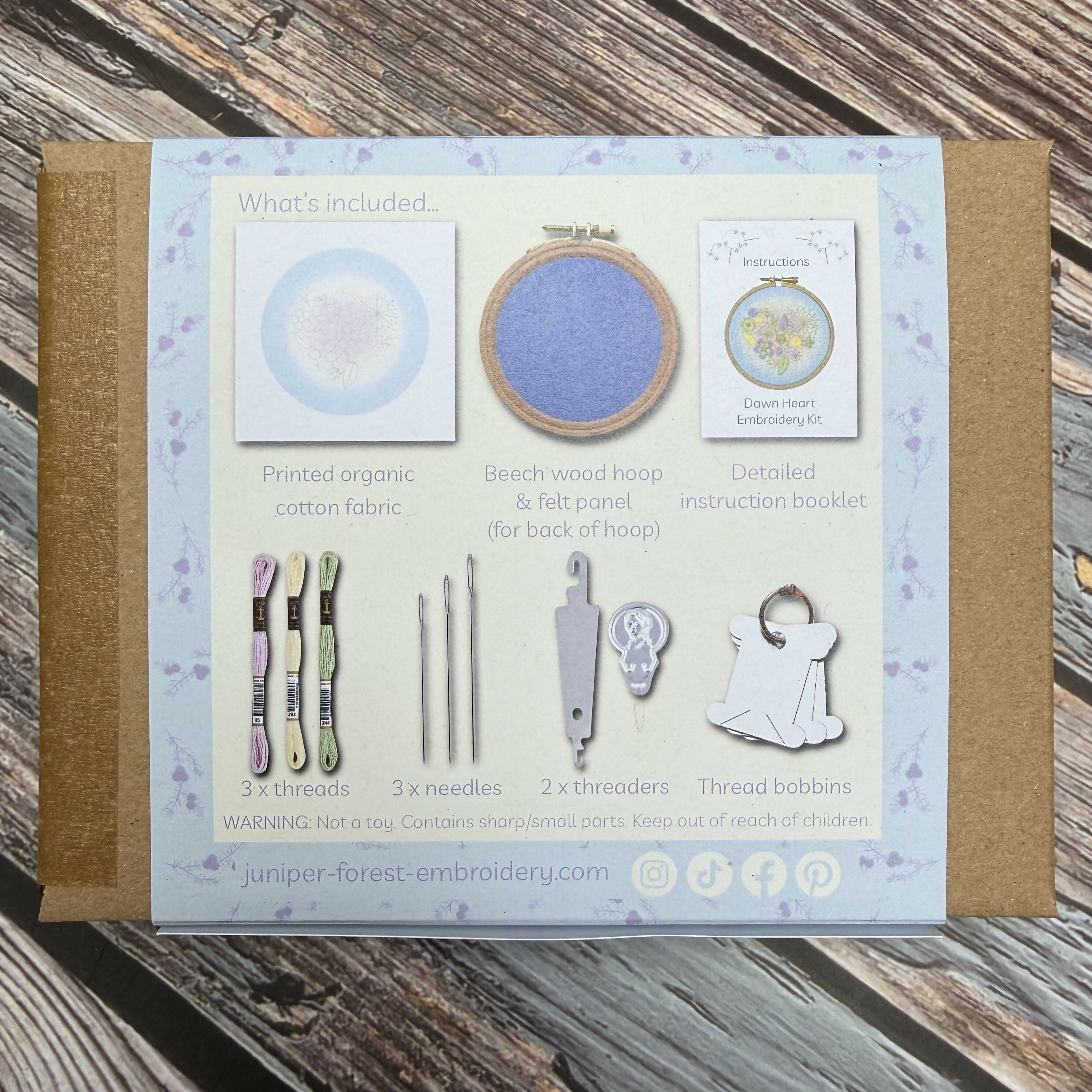 Dawn Heart Embroidery Kit