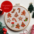 Preprinted Embroidery Pattern For Beginners - Christmas Cookies