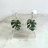 Monstera Leaf Earrings