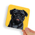 Pug Black Dog Coaster