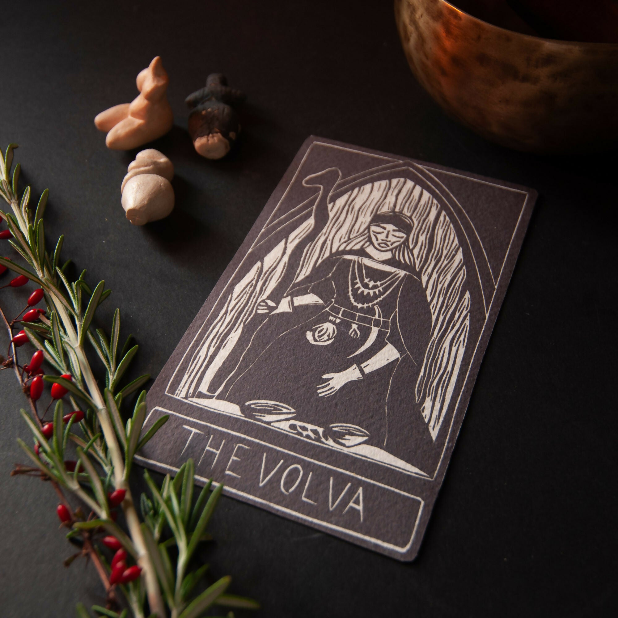 THE VOLVA GODDESS ALTAR CARD