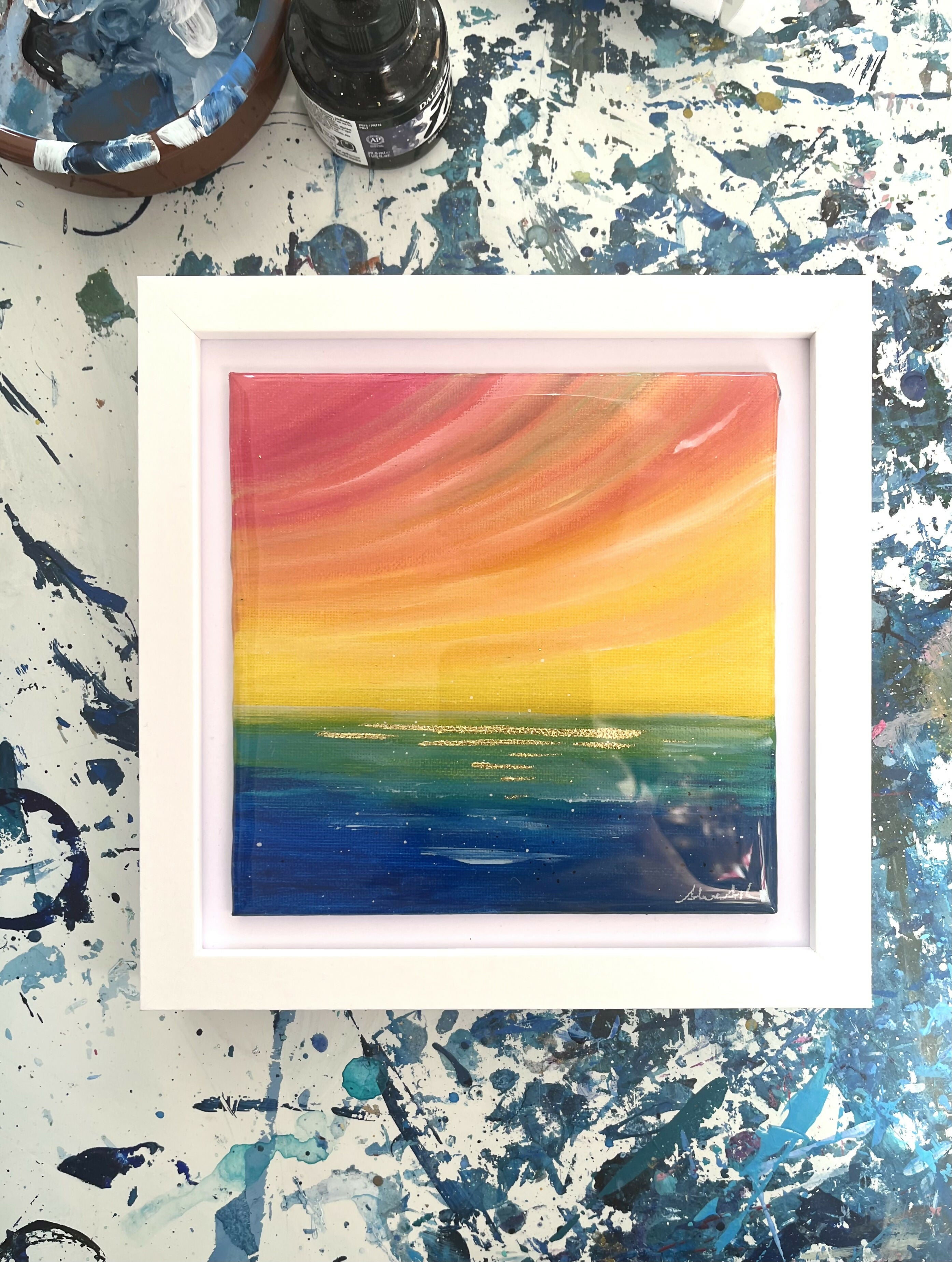 Crowds of Colour - original painting