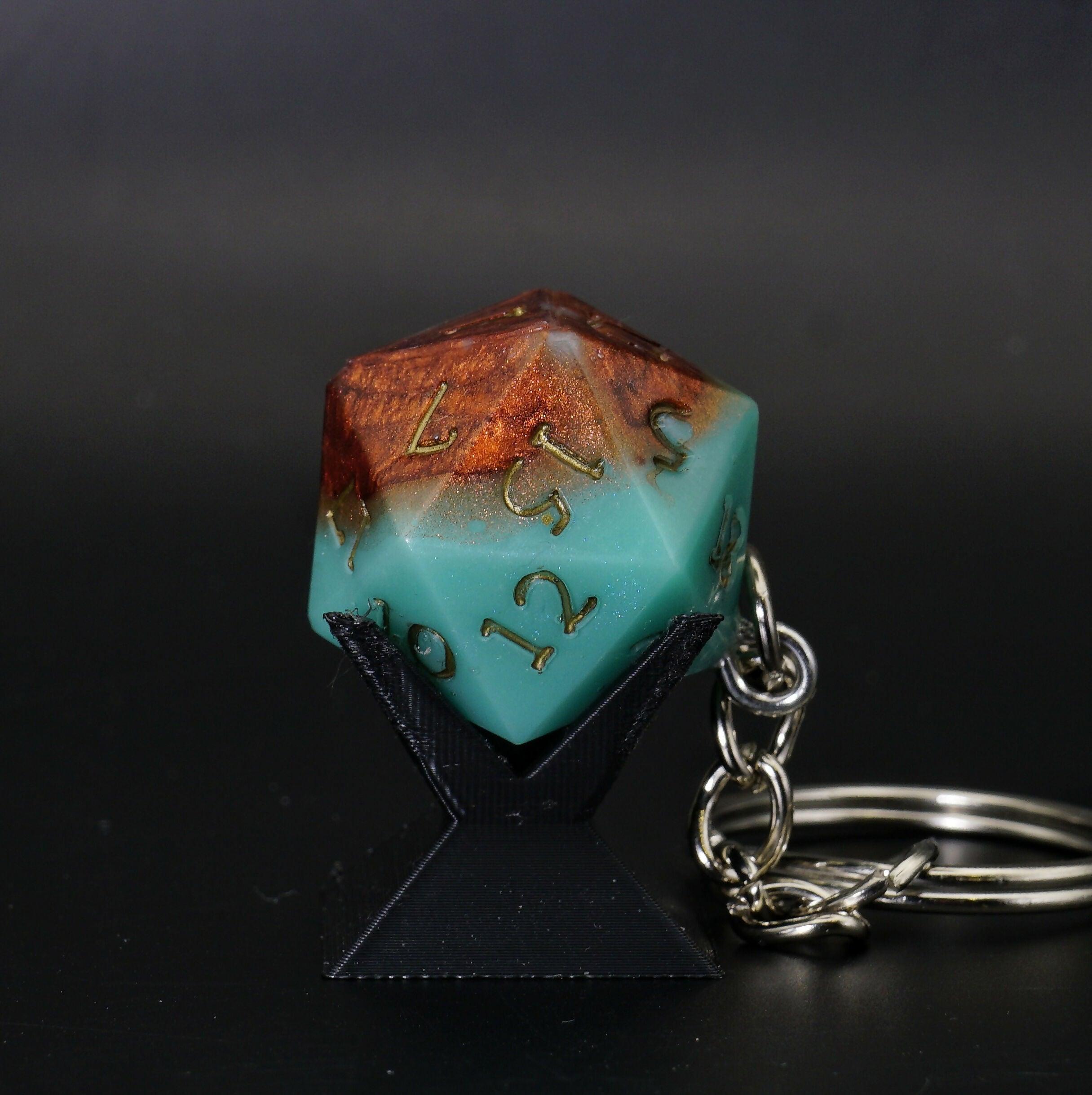 Solid Dice Keychains