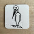 Eery Guy Coaster – Pen And Ink Design