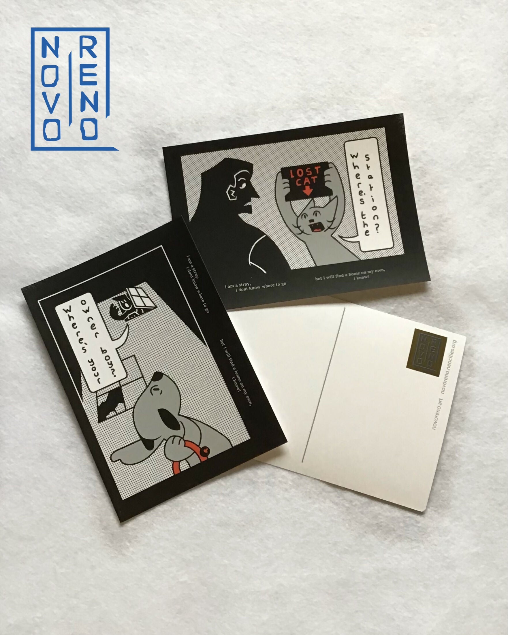 THE STRAYS - A6 Postcards