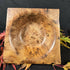 Hand Turned Square Elm Burr Bowl