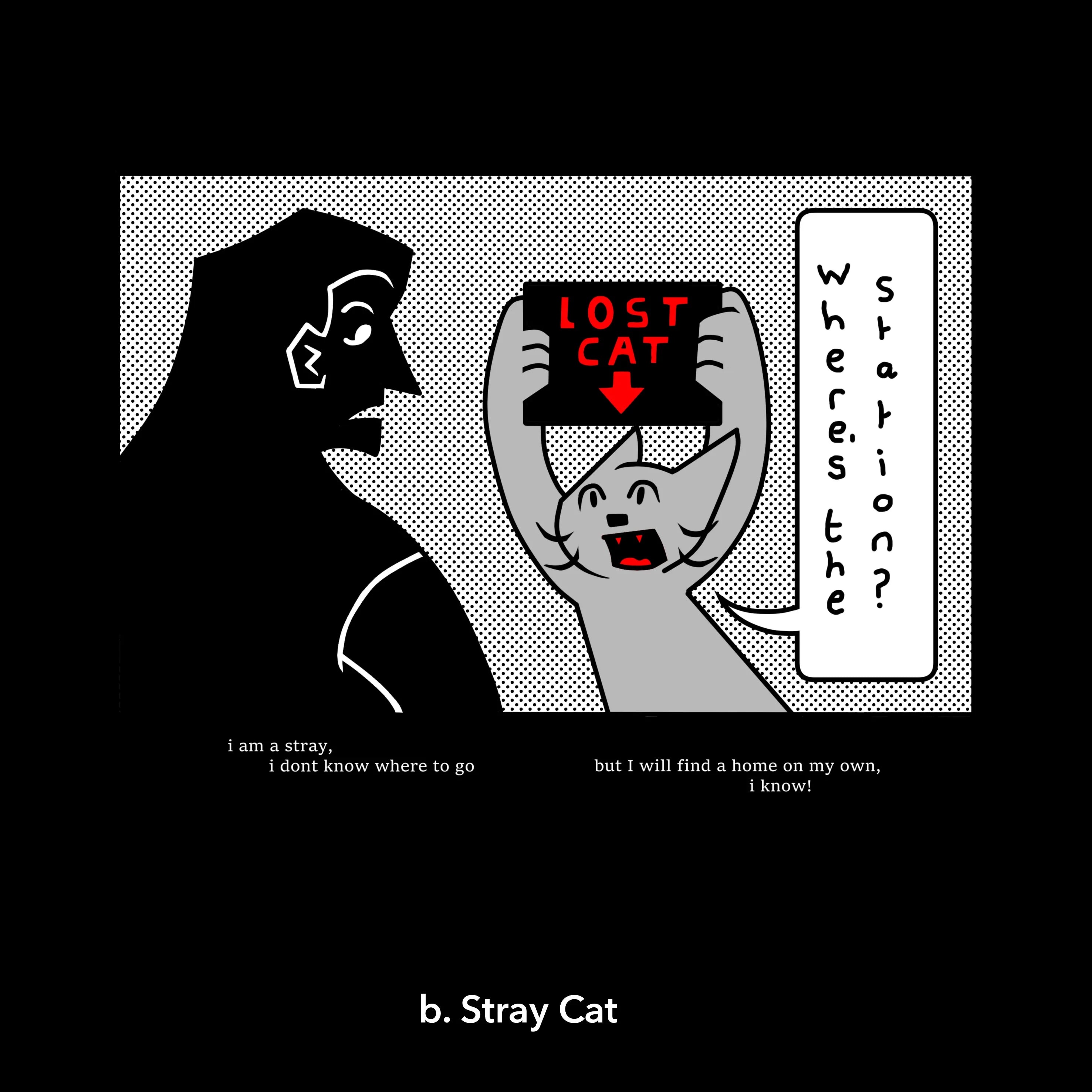 THE STRAYS - A6 Postcards