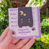 Midnight Cat - Magnetic Bookmark