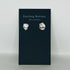 Water Cast Stud Earrings