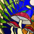 Stained Glass Panel - 'Woodland at Night'