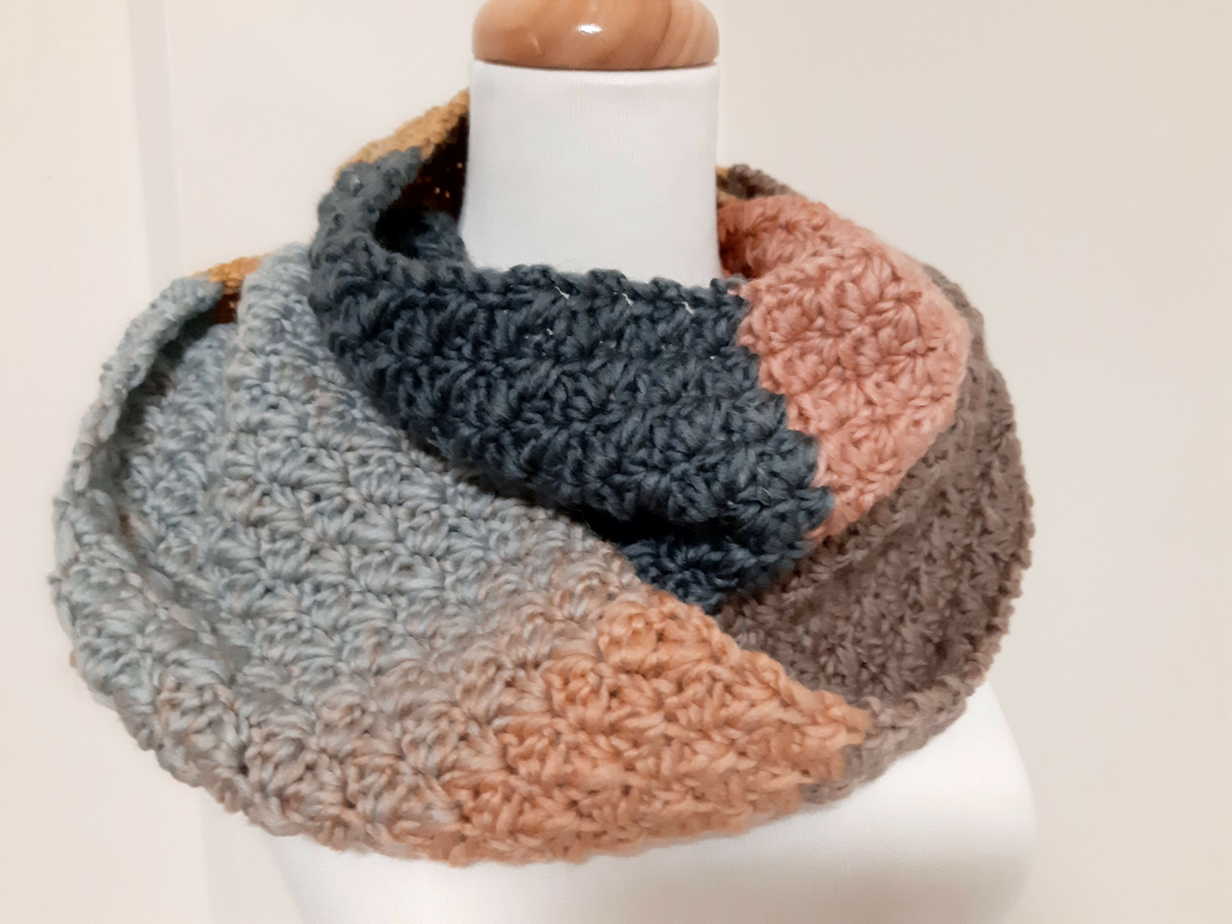 Infinite Scarf - Sweet Earth Tone Colour