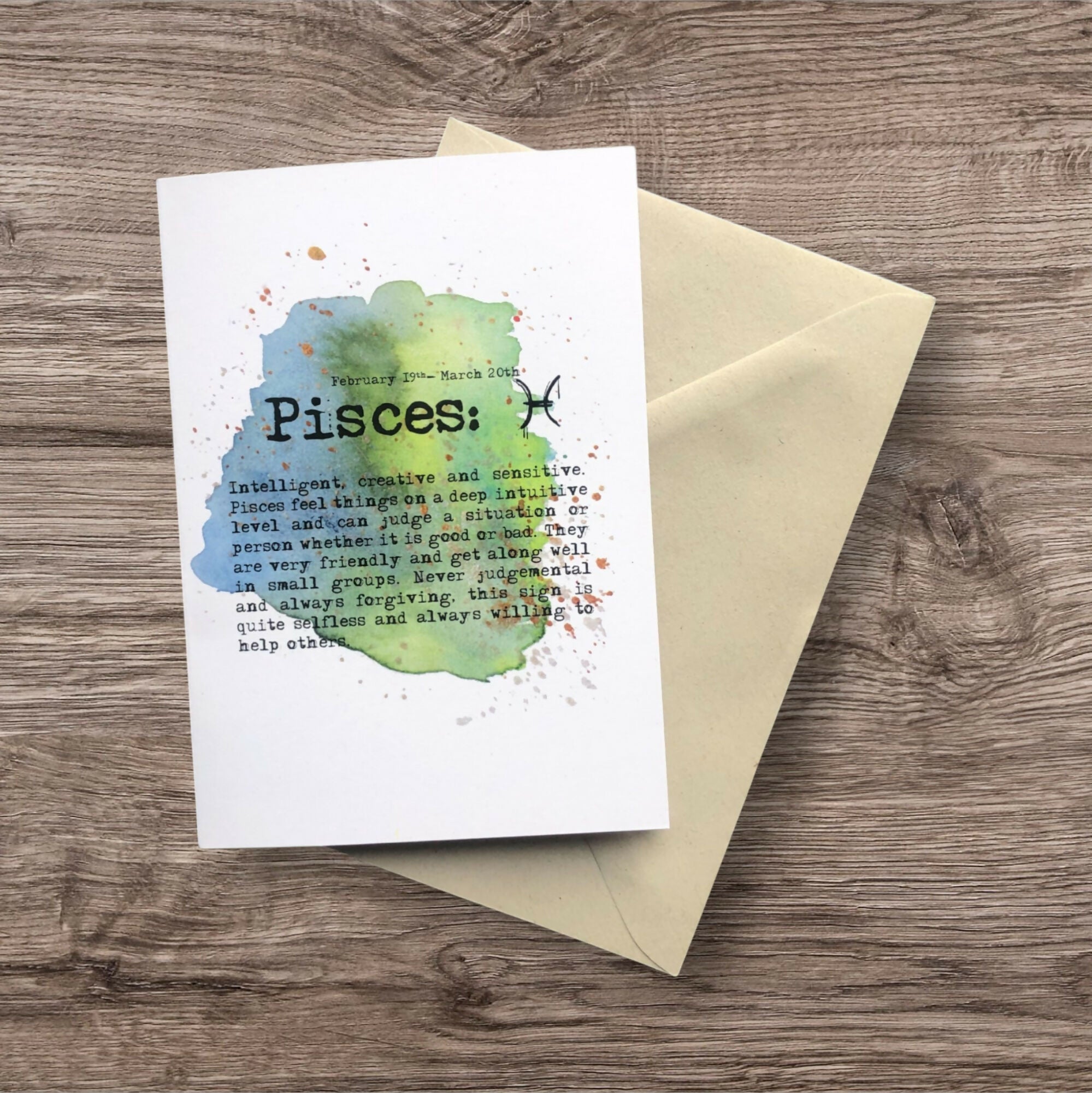 Pisces Card