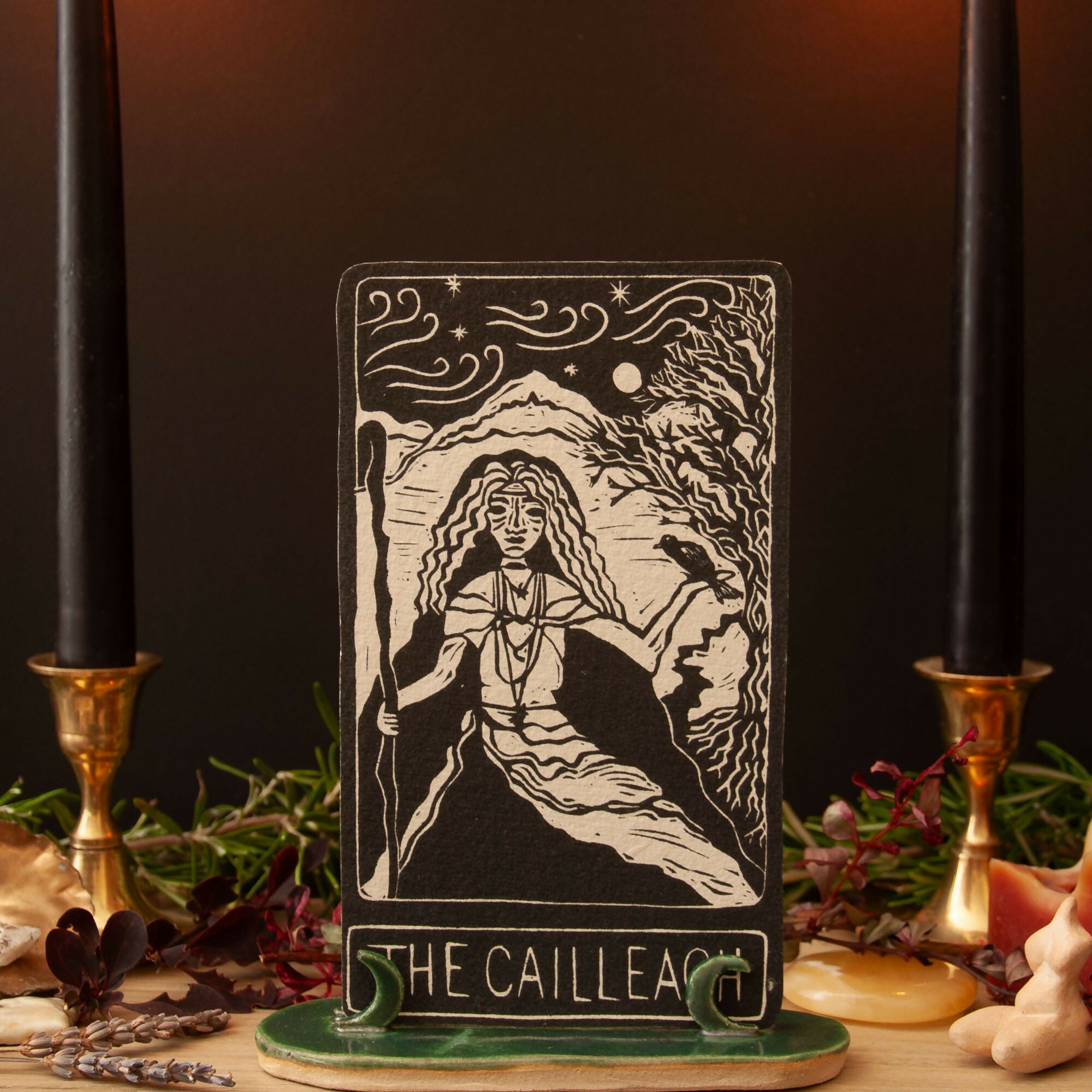 THE CAILLEACH GODDESS ALTAR CARD