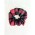 Navy, red & Green Tartan Hair Scrunchie