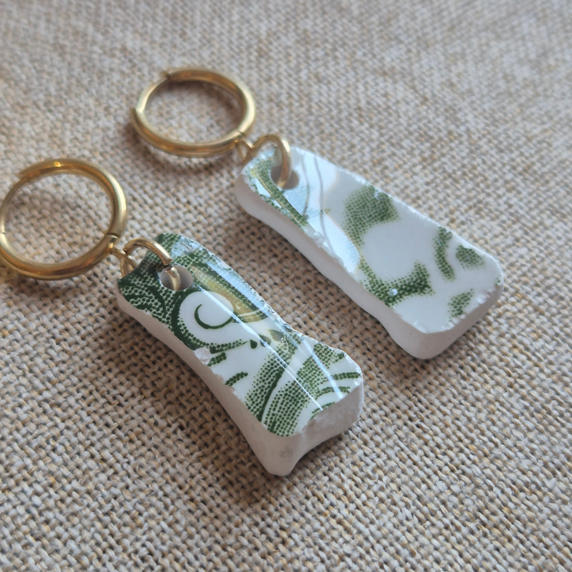 Recycled Ceramic Earring