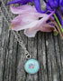 Pressed Flower Pendant Necklace