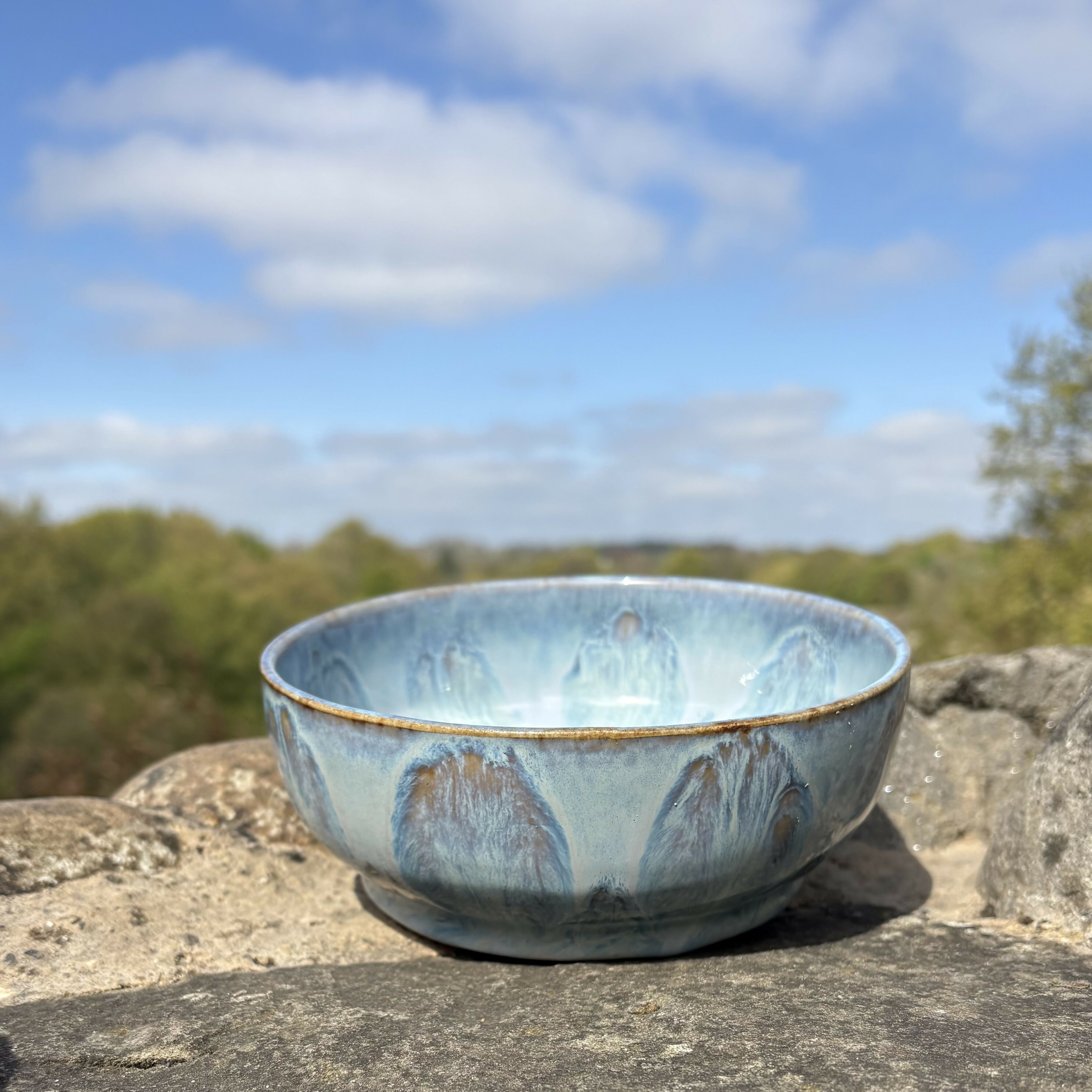 Large Blue Bowl