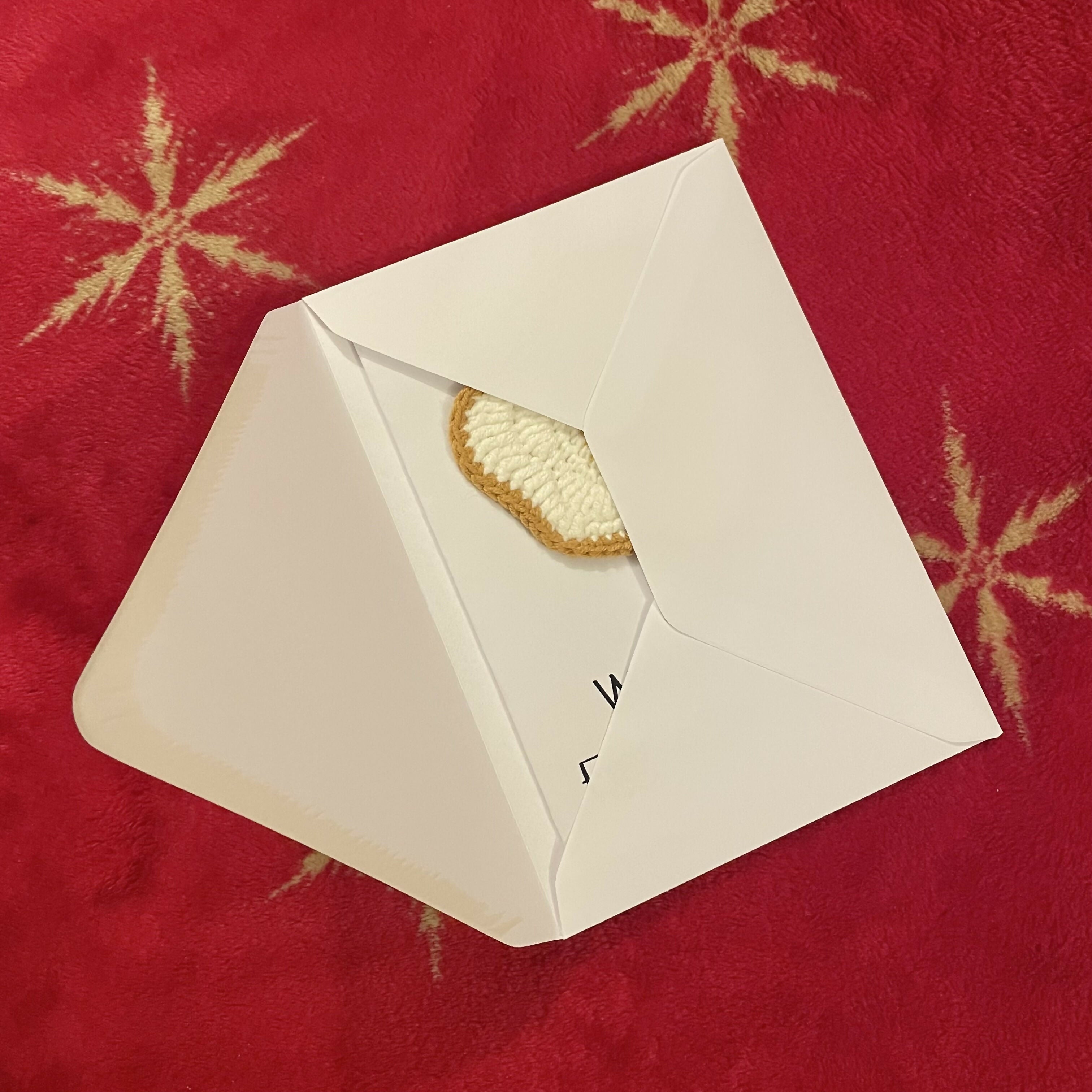 Crochet Handmade Birthday Card - Wishing You an Eggcellet Birthday