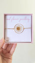 Real Flower Daisy Bracelet Gold Plated Adjustable