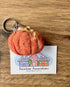 Felted Pumpkin Keyring