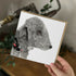 Working Bedlington Terrier Greeting Card – Working Dog Art – Blank Inside