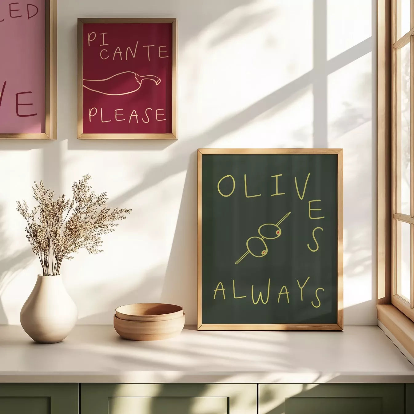 OLIVES ALWAYS WALL ART PRINT