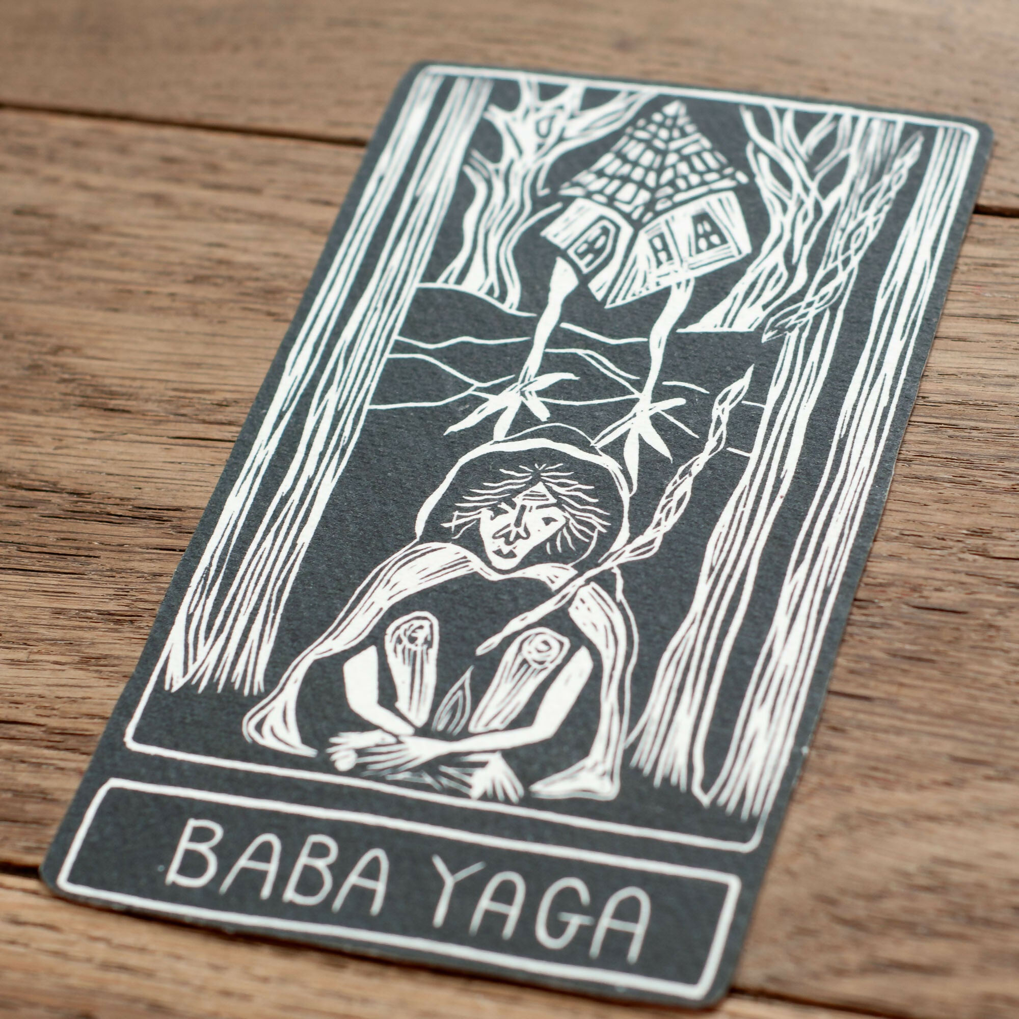 BABA YAGA GODDESS ALTAR CARD