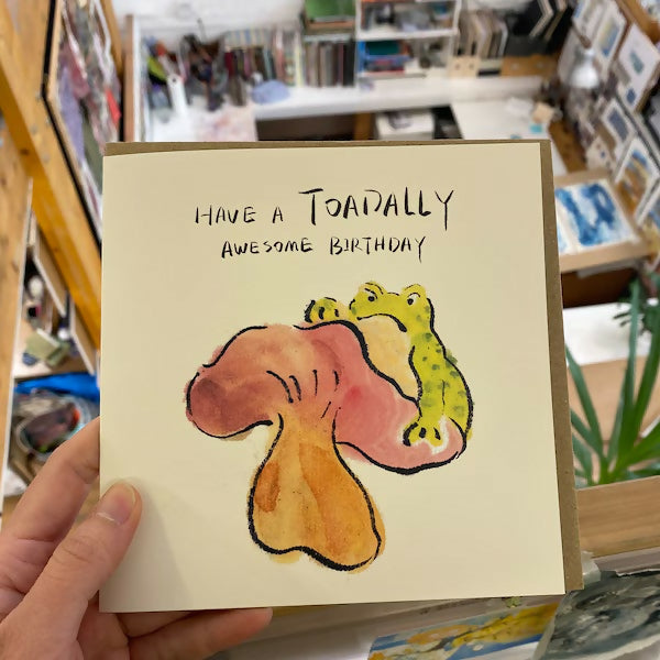 Happy A Toadally Awesome Birthday Card