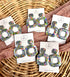 Funky Pattern Collection - Square Polymer Clay Earrings