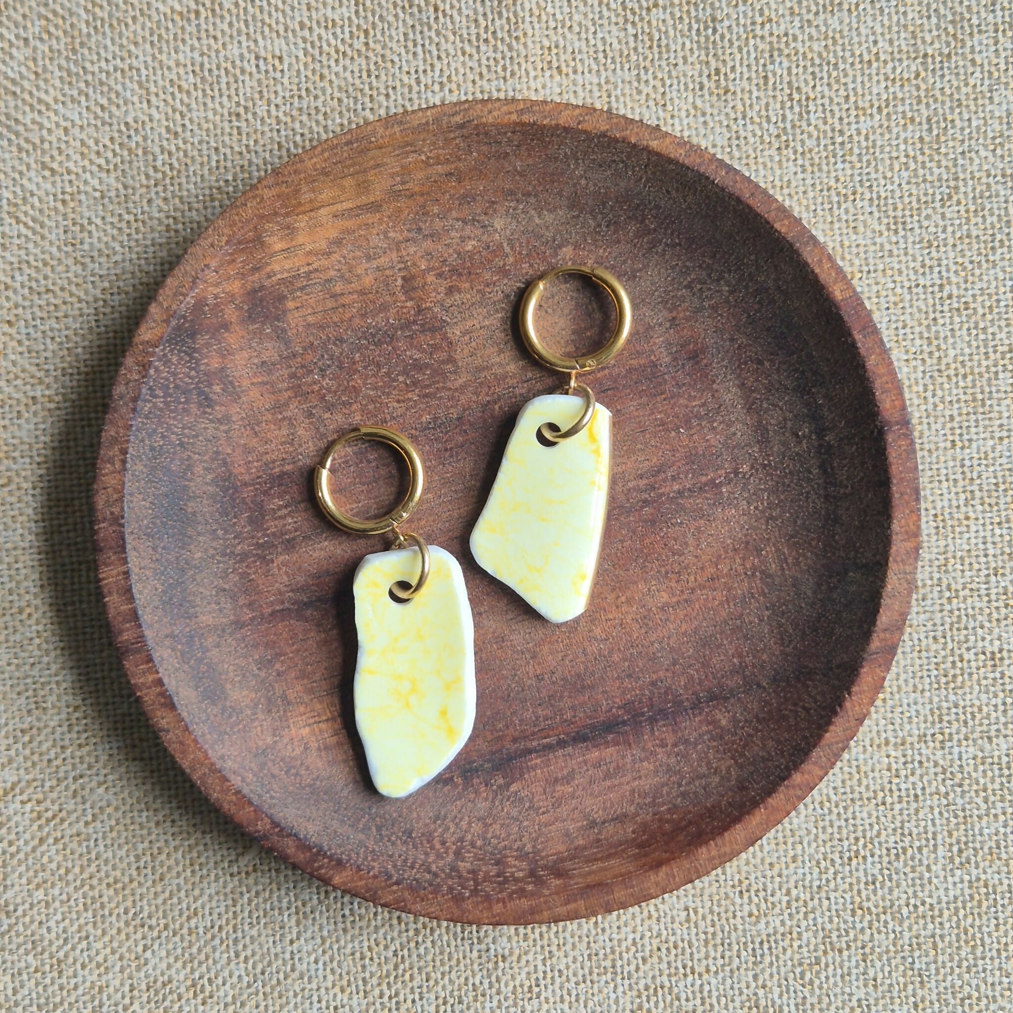 Recycled Ceramic Earring